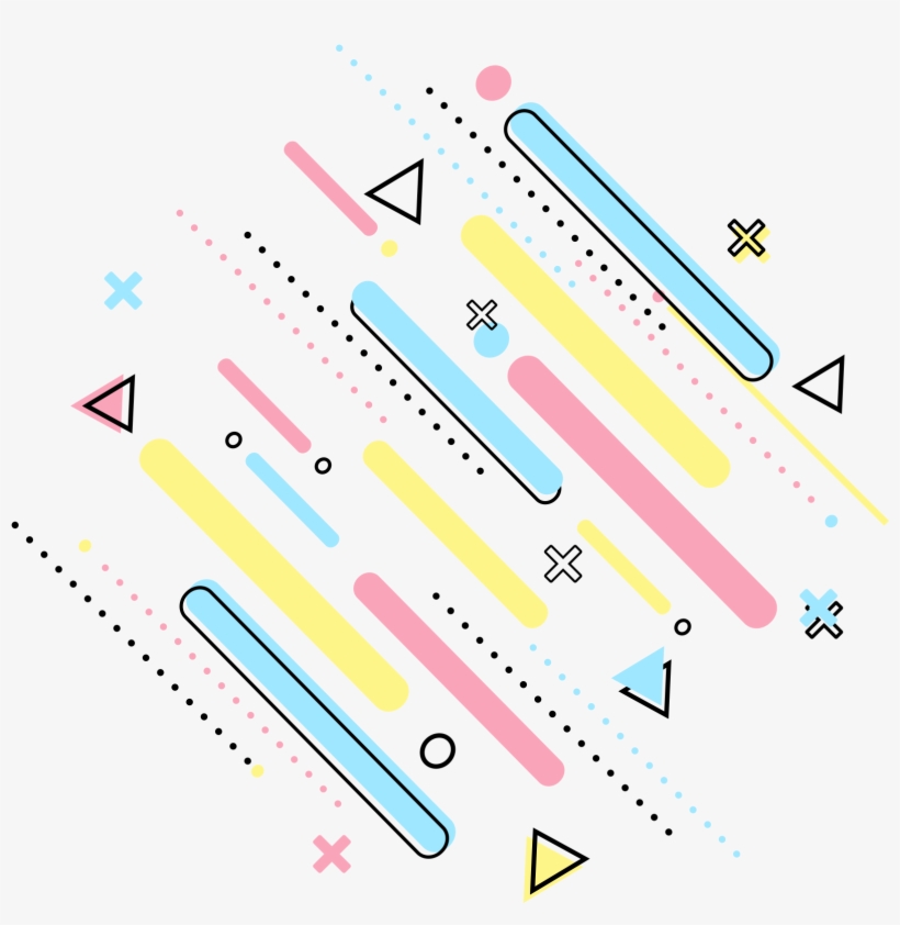 Memphis Commerce Trend Elements Simplicity Png And - Parallel, transparent png download