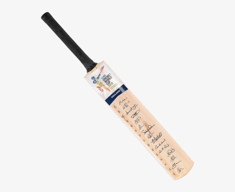 Cricket World Cup Bat - England Cricket Bat, transparent png download