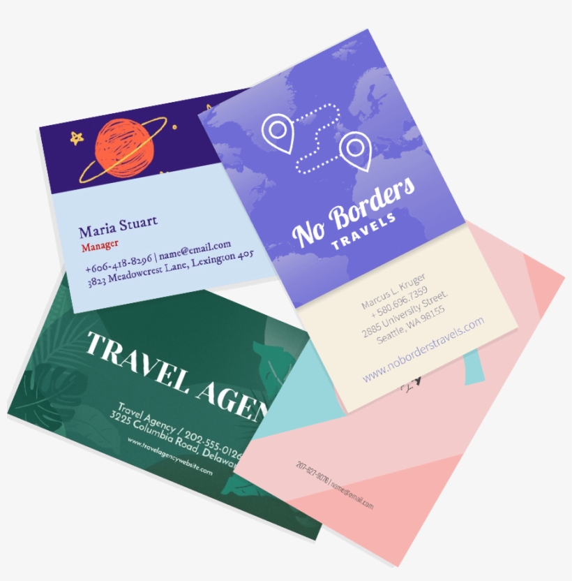 Business Card Designs Header Image - Construction Paper, transparent png download