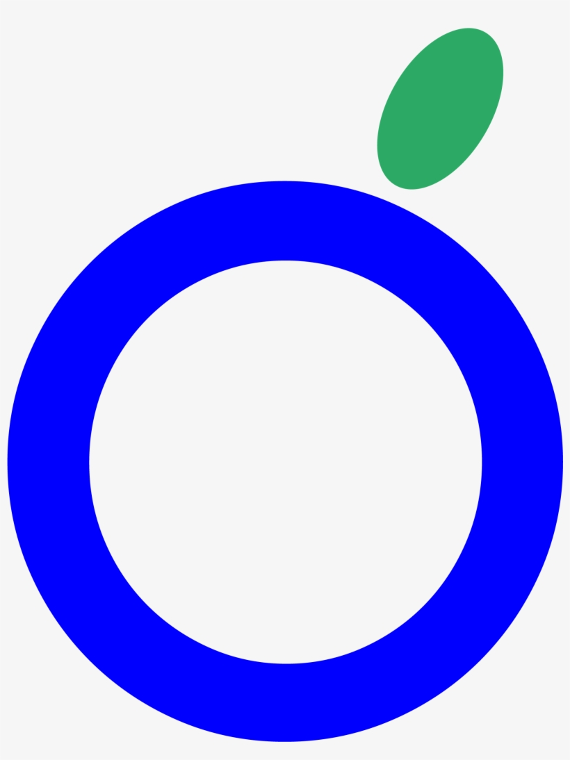 Newtons Of Bury Blue Apple Logo - Circle, transparent png download