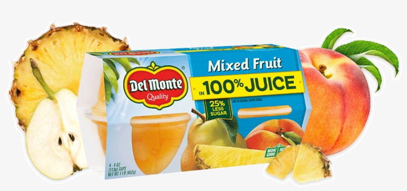 Mixed Fruit In 100% Juice, Fruit Cup® Snacks - Monte, transparent png download
