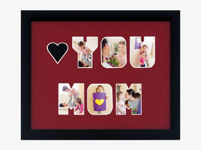 Love You Mom Photo Mat 9f9 - Picture Frame, transparent png download
