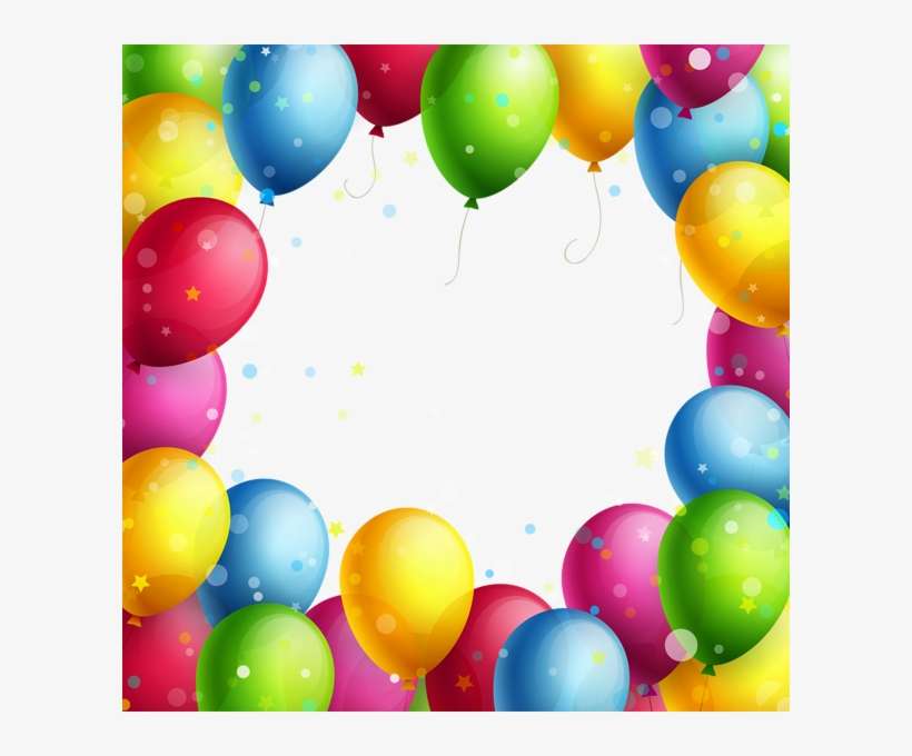 Happy Birthday Png, Happy Birthday Images, Happy Birthday - Birthday Balloon Frame Png, transparent png download