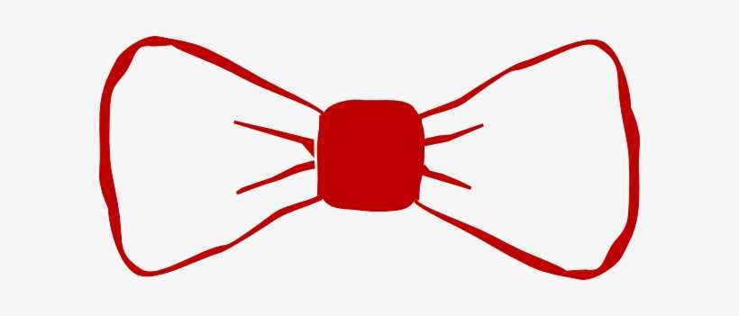 Png Library Download Bowtie Clip Art At Clker Com Vector - Red Bowtie Clip Art, transparent png download