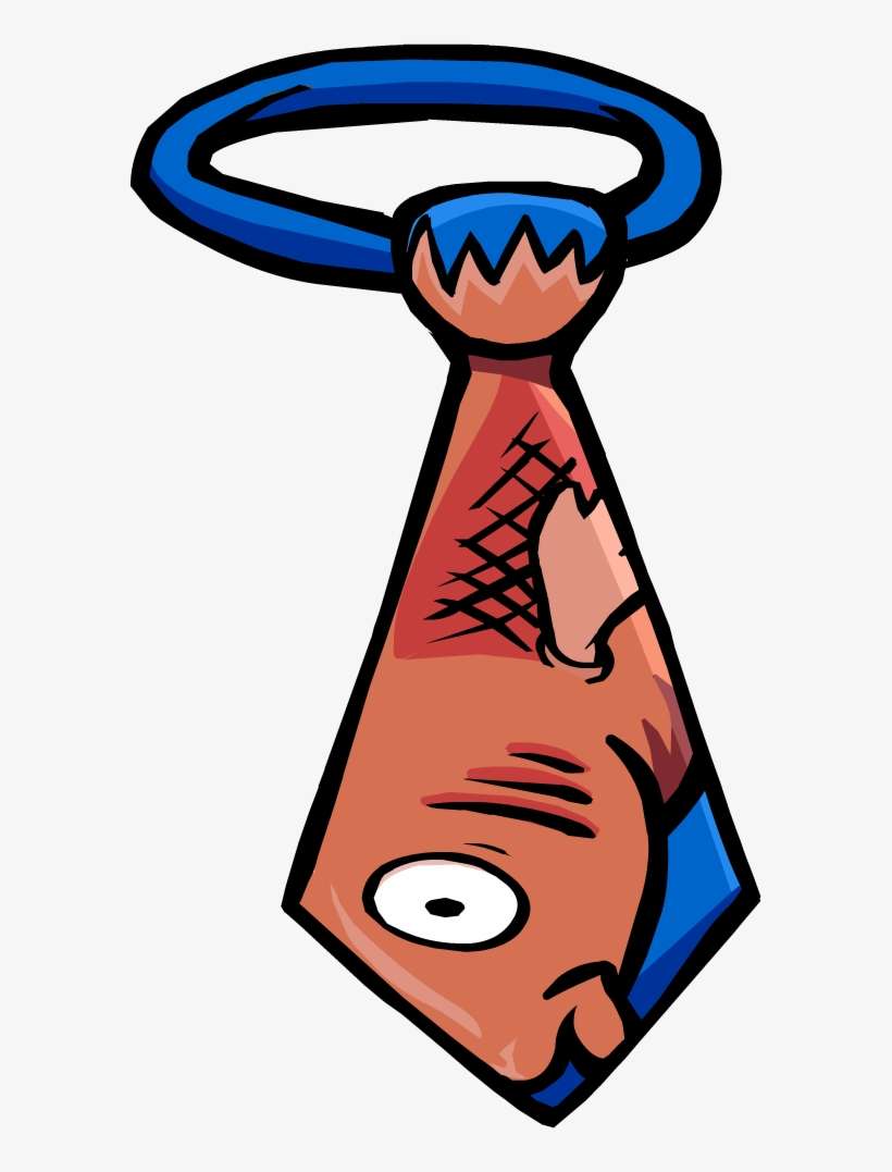 Mullet Necktie - Png - Club Penguin Necktie, transparent png download