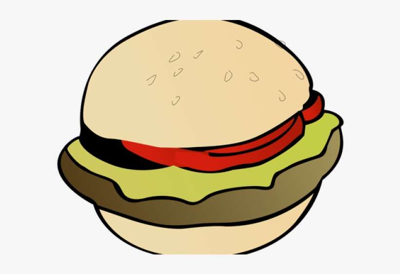 Cartoon Burger Transparent Background, transparent png download