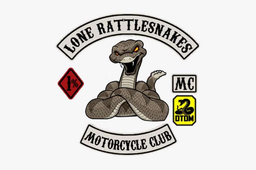 The Lone Rattlesnakes Mc Is A Gtav Crew For The Ps4 - Diamondback Snake Cartoon, transparent png download