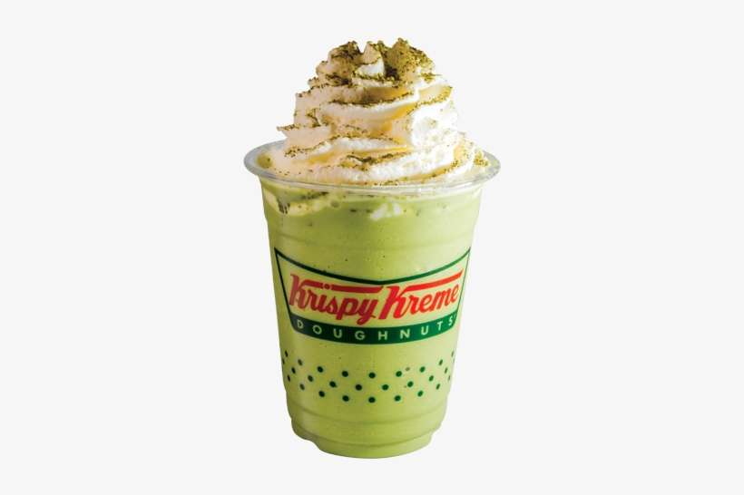 Green Tea - Green Tea Latte Krispy Kreme, transparent png download