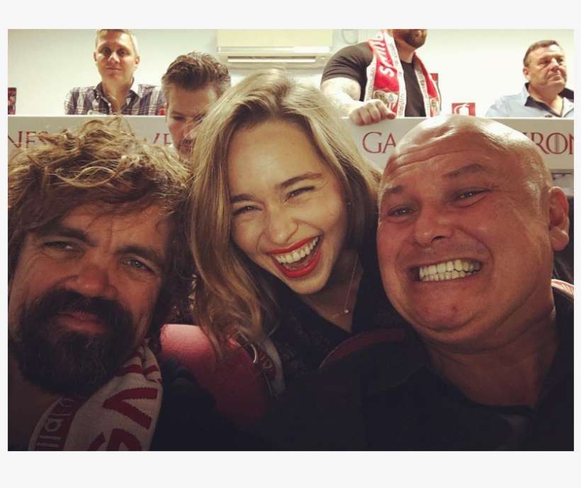 Daenerys Et Cersei (lena Headey) Ensemble Sur Le Tournage - Kit Harington A Emilia Clarke, transparent png download