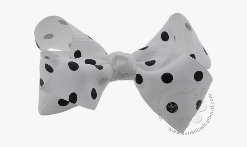 White & Black Polka Dot - Butterfly, transparent png download