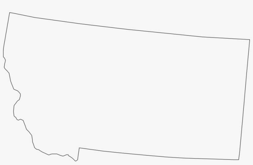 Montana Purple Clip Art At Clker - Outline Montana Clip Art, transparent png download
