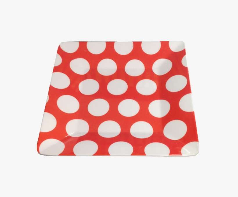 Red With White Polkadots - Polka Dot, transparent png download
