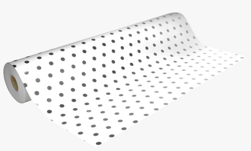 White & Silver Polka Dot - Polka Dot, transparent png download