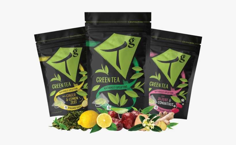 Fresh, Hot Green Tea - Tg Teas Organic Green Tea Pouch 15 Tea Bags, transparent png download