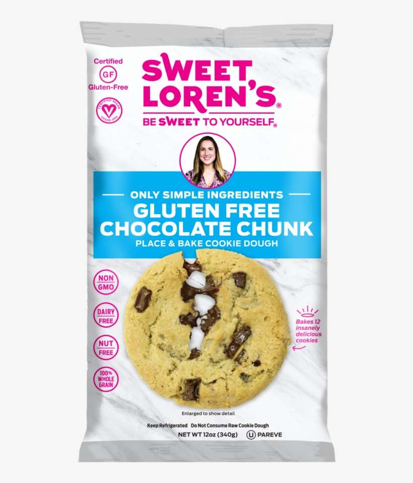 These Will Be Found In The Refrigerated Section By - Sweet Lorens Gluten Free Cookies, transparent png download