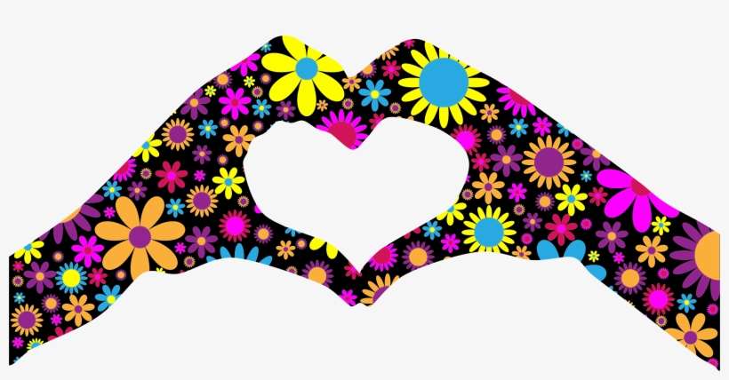 Heart Hands Silhouette At Getdrawings - Lotus Earrings With Chalcedony Drops Healing Gemstone, transparent png download