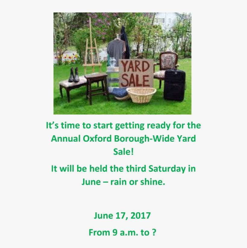 Oxford Borough Wide Yard Sale - Yard Sale, transparent png download
