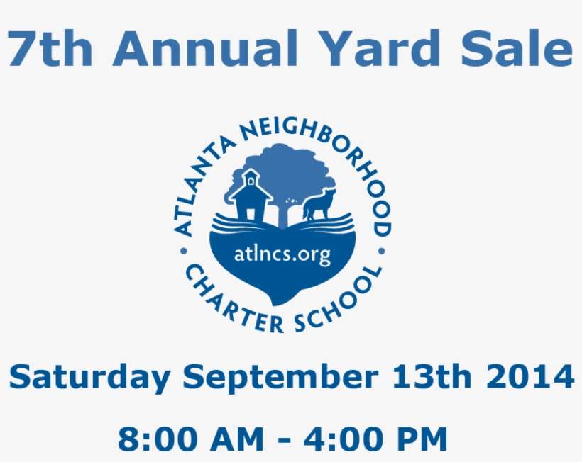 7th Annual Yard Sale - Atlanta Charter Middle School, transparent png download