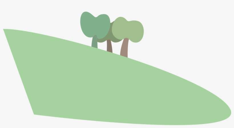 Mlp Treed Hill Svg - Hill Vector Png, transparent png download