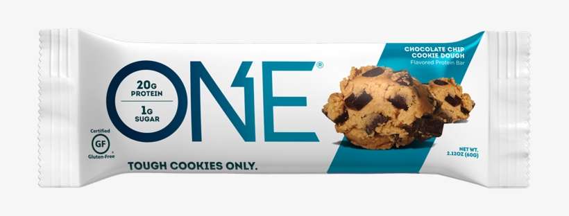 Chocolate Chip Cookie Dough - One Protein Bar Chocolate Chip Cookie Dough, transparent png download