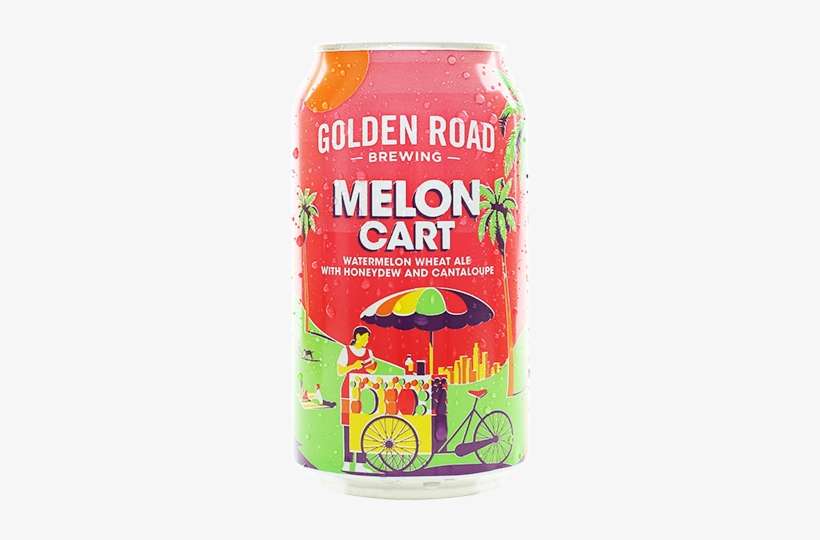 Golden Road Melon Cart - Golden Road Melon Cart Wheat Ale Can 12 Fl Oz, transparent png download