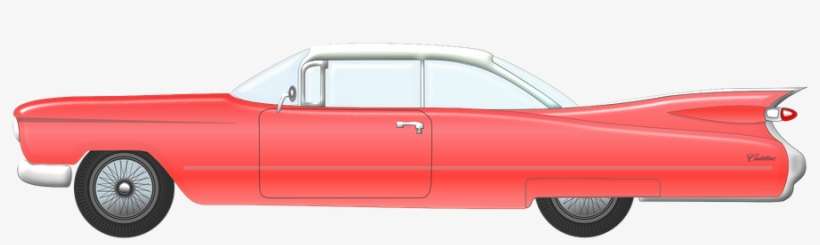 Cadillac Png - 1950's Car Clip Art, transparent png download
