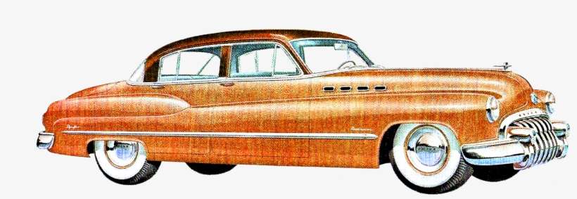 Vintage Buick Car Image - 1950 Car Png, transparent png download
