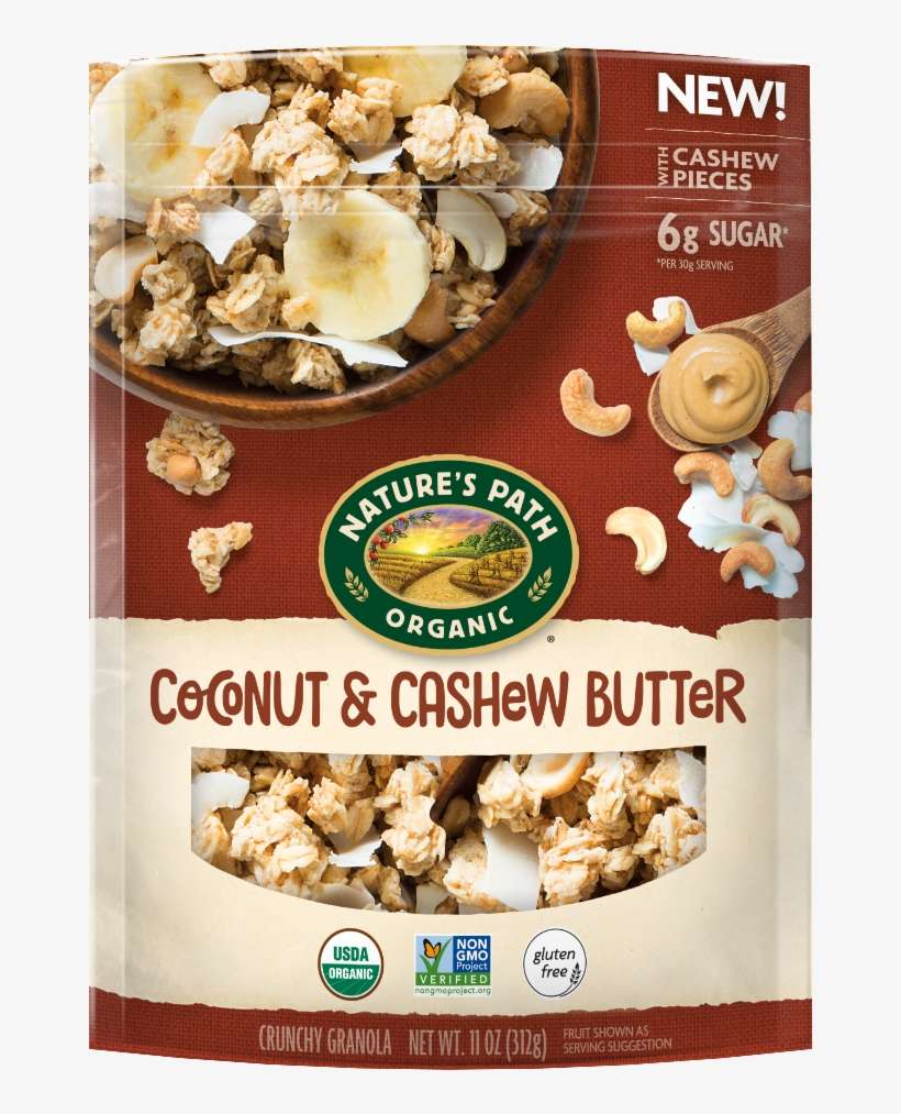 Nature's Path Coconut And Cashew Butter Granola, transparent png download