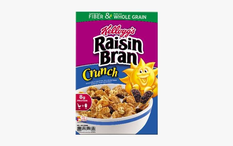 Kellogg's® Raisin Bran Crunch® Cereal - Raisin Bran Crunch, transparent png download