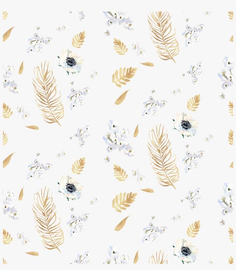 Hand Painted White Snow Lotus Background Image Png - Portable Network Graphics, transparent png download