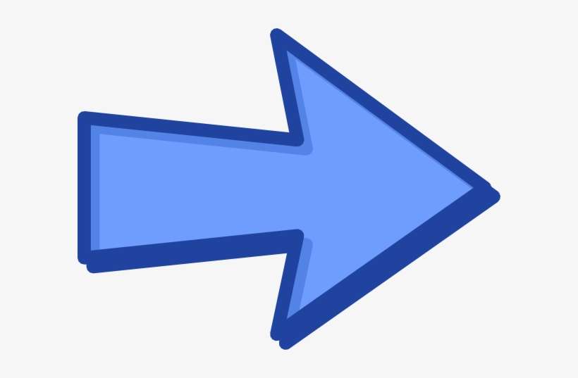 Blue Arrow Png Picture - Arrow Clip Art Blue, transparent png download