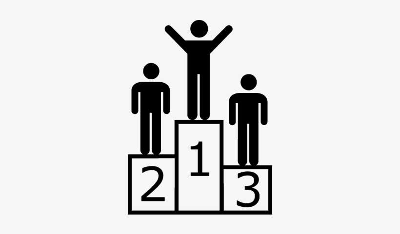Podium Silhouette Vector - Silueta Podio, transparent png download