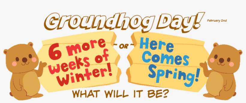 Happy Transparent Groundhog Day - Happy Groundhog Day, transparent png download