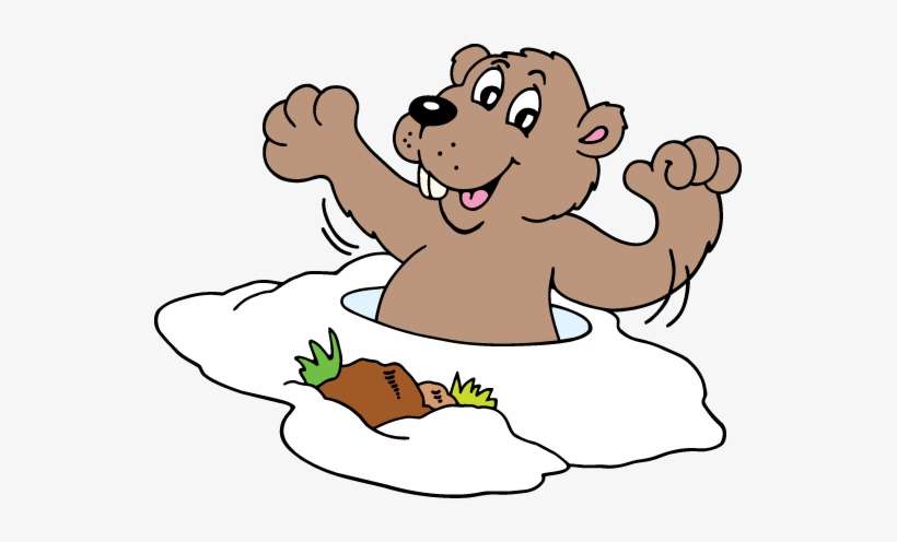 Groundhog Clip Art Hostted - Groundhog Day Art Cilp, transparent png download