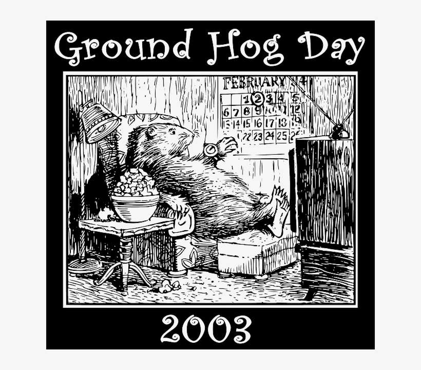 Cartoon, Day, Ground, Hog, Feb, February, Groundhog - Groundhog Day 2018 Funny, transparent png download