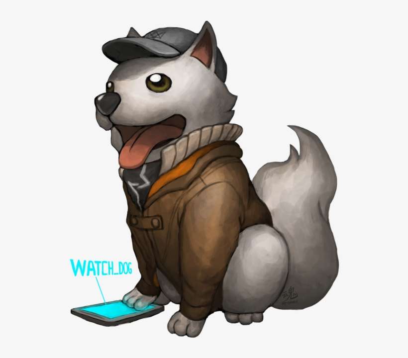 Watch D Watch Dogs 2 Assassin's Creed - Watch Dogs Aiden Pearce Dog, transparent png download