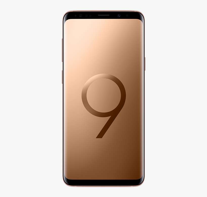 Samsung Galaxy S9 Plus Sunrise Gold, transparent png download