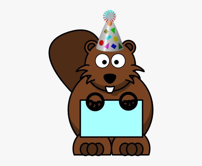 Groundhog Clipart Birthday - Beaver Clip Art, transparent png download