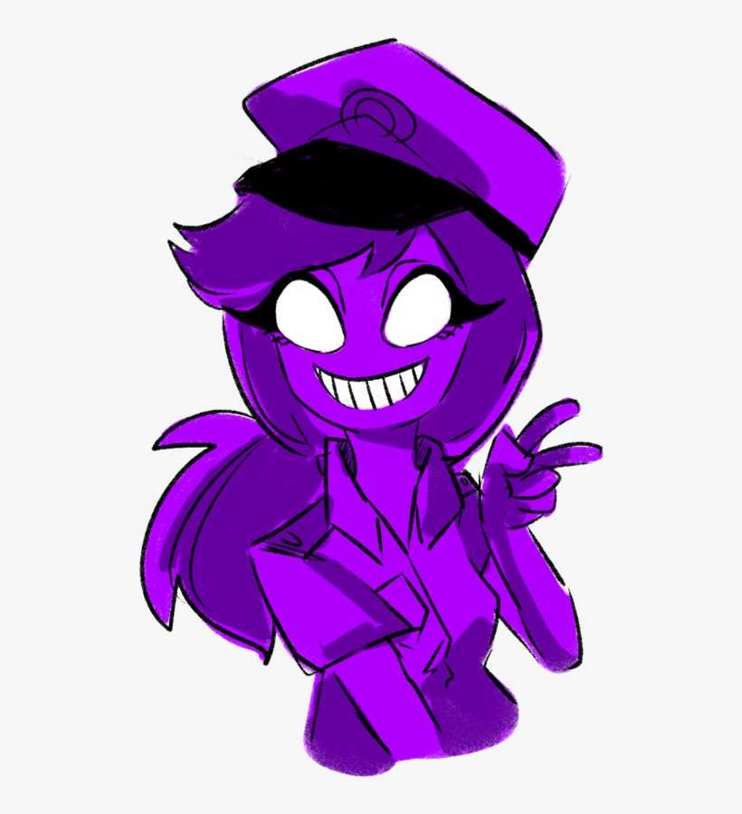 Purple Girl [fnaf Genderbend] By Amporasexual On Deviantart - Purple Girl Fnaf Anime, transparent png download