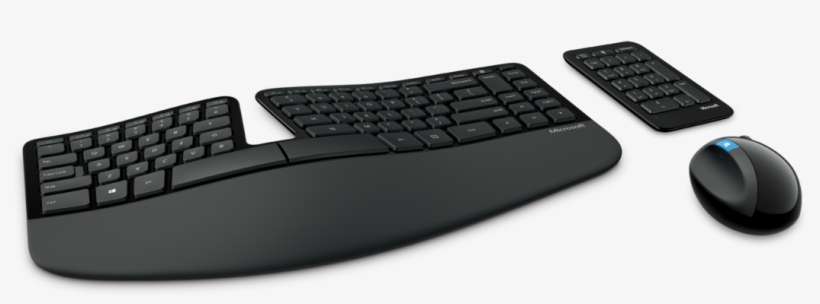 Microsoft Sculpt Ergonomic Desktop - Microsoft Sculpt Ergonomic Desktop Combo, transparent png download