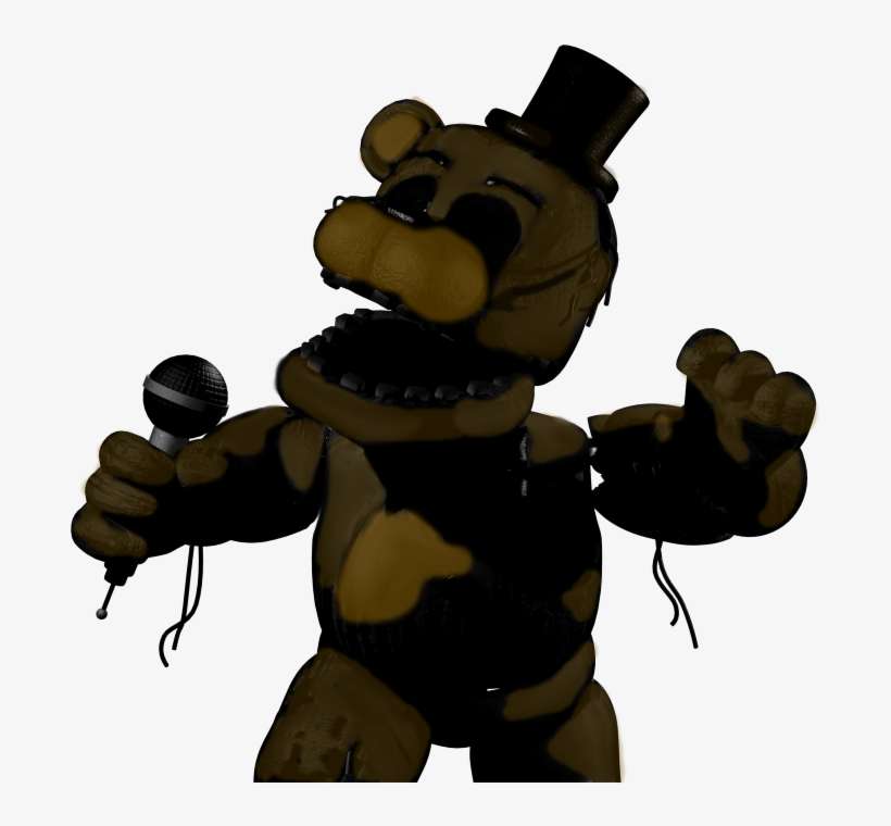 28 Collection Of Withered Golden Freddy Drawing - Fnaf 3 Phantom Freddy, transparent png download