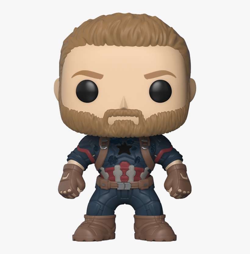 Avengers Infinity War - Captain America Infinity War Pop Vinyl, transparent png download