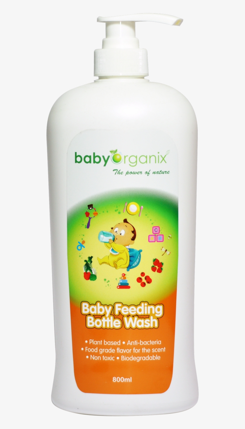 Baby Feeding Bottle Wash - Baby Organix Baby Feeding Bottle Wash, transparent png download