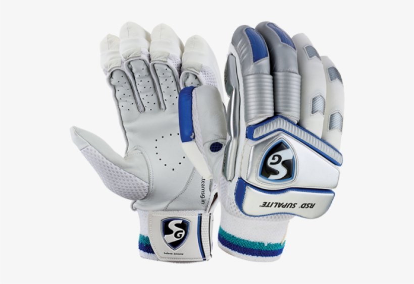 Sale Sg Cricket Batting Gloves Rsd Supalite Front Image - Sg Gloves, transparent png download