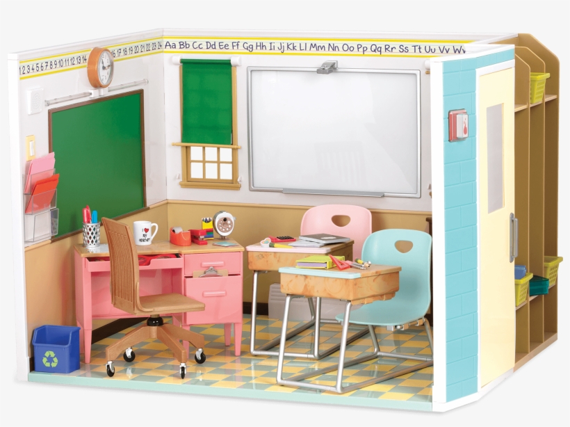 Awesome Academy School Room Playset For 18-inch Dolls - Our Generation Awesome Academy, transparent png download