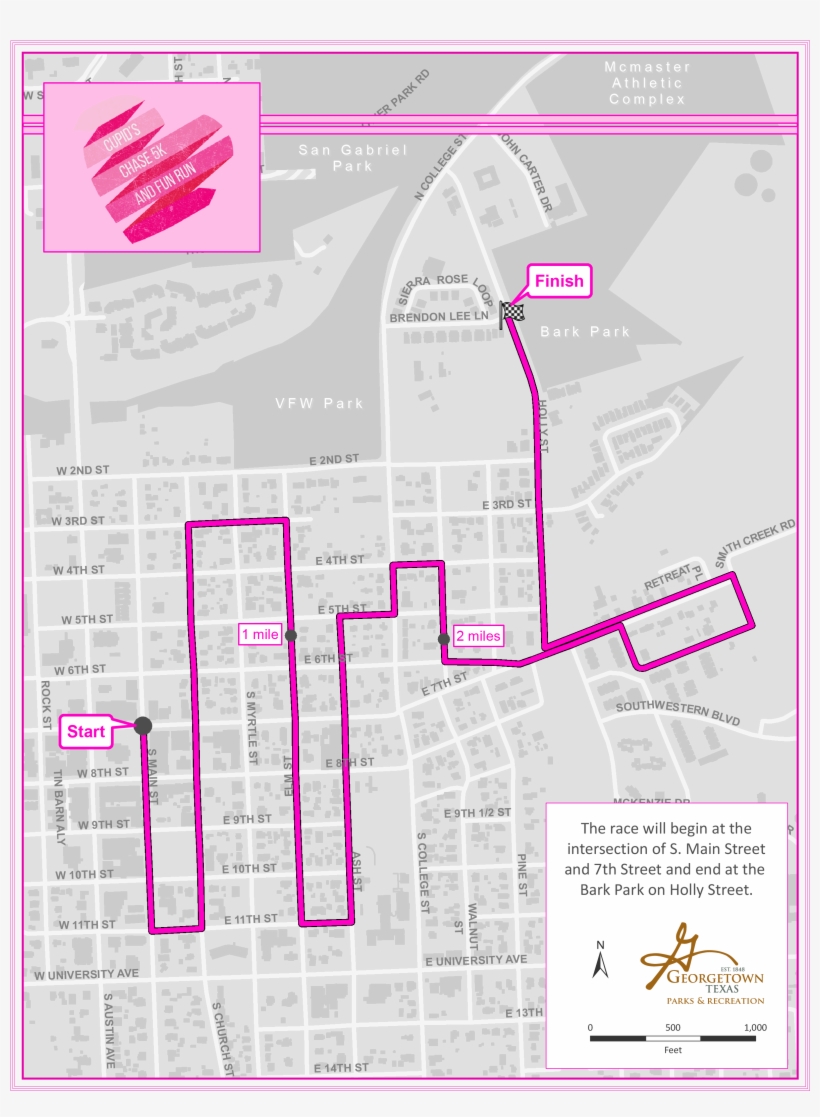 The Race Begins At 7th And Main St - Georgetown, transparent png download