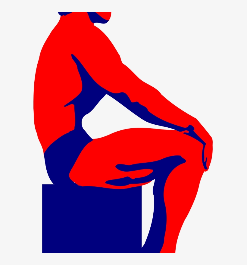 Man Posing Sitting Art, transparent png download