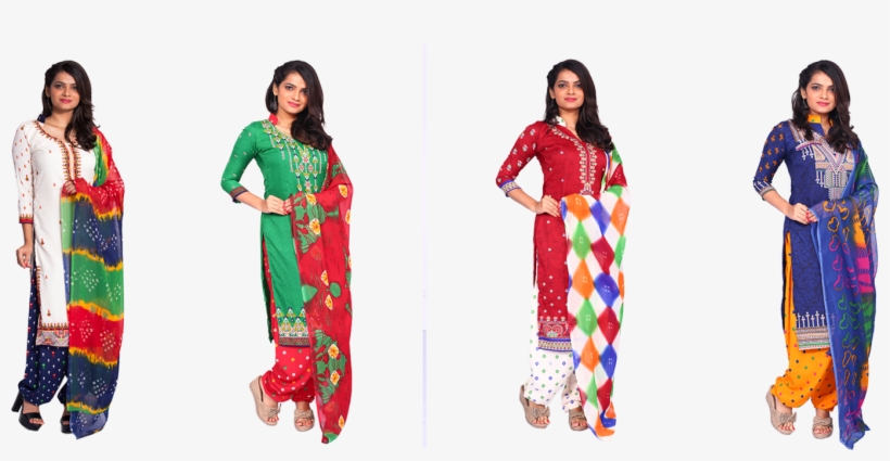 Spoorthy 4 Unstitched Dress Material - Silk, transparent png download