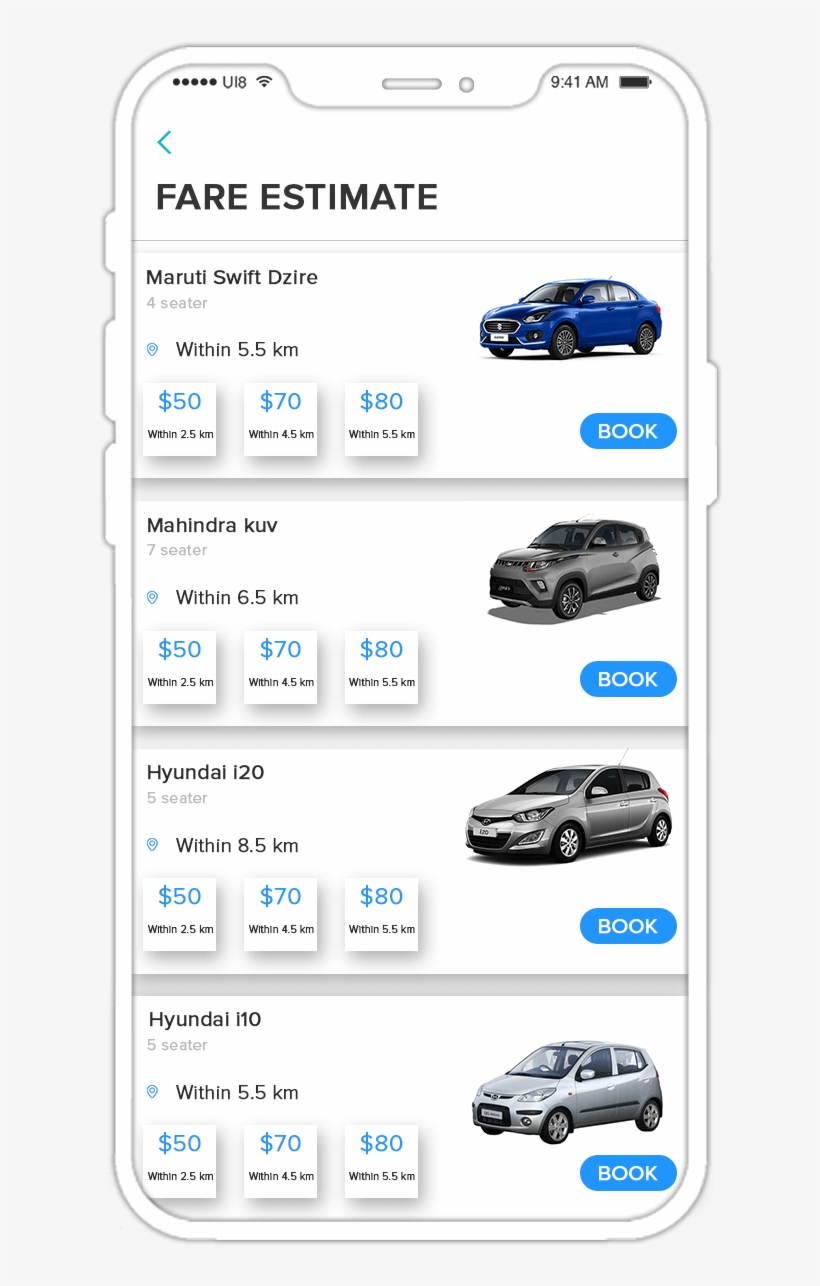 Fare Estimate - Executive Car, transparent png download