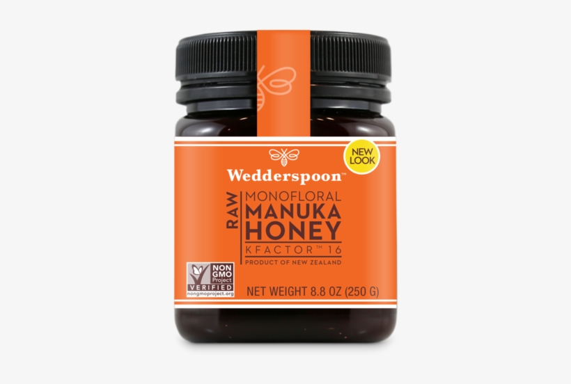 Wedderspoon Organic - Raw Manuka Honey, transparent png download